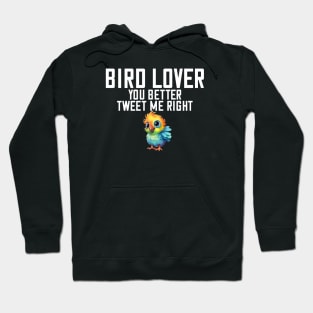 You Better Tweet Me Right Bird Lover Bird Watcher Hoodie